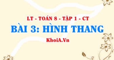 Dấu hiệu nhận biết hình thang cân, Tính chất của hình thang cân? Toán 8 bài 3 ct1c3b3